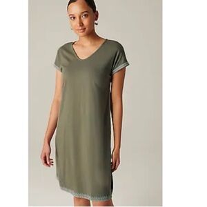 J.Jill Pure Jill Relaxed Embroidered T-Shirt Dress